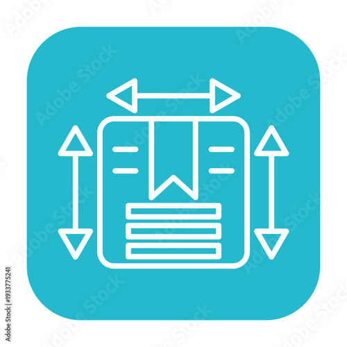 Dimension Vector Icon