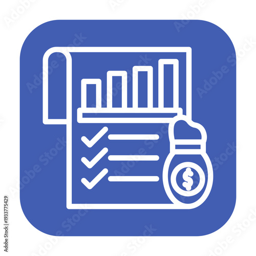 Budget Planning Vector Icon