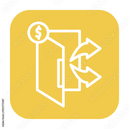 Exit Strategy Vector Icon