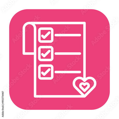 Wishlist Vector Icon