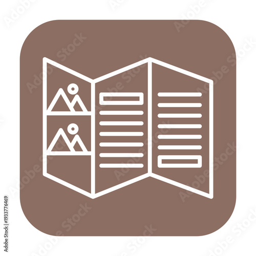Brochure Vector Icon