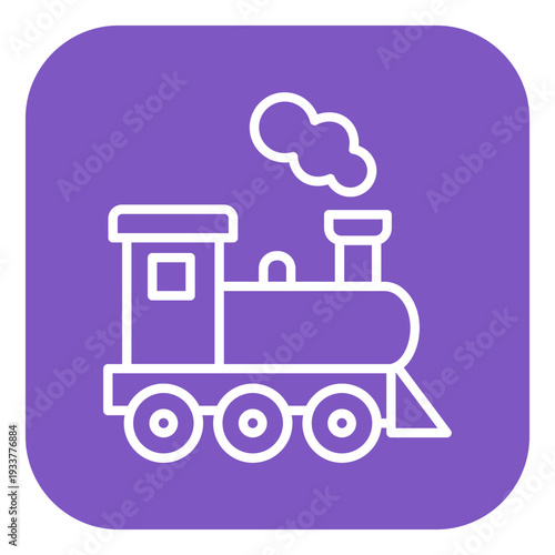 Steam Train Vector Icon