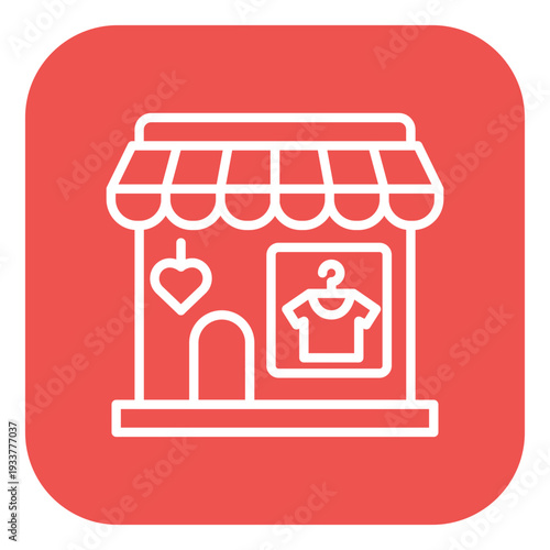 Souvenir Shop Vector Icon