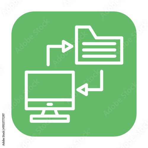 Restore Backup Vector Icon