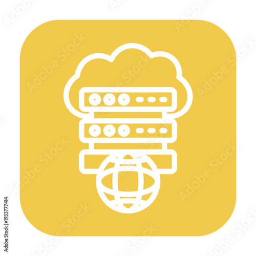 Shared Hosting Vector Icon