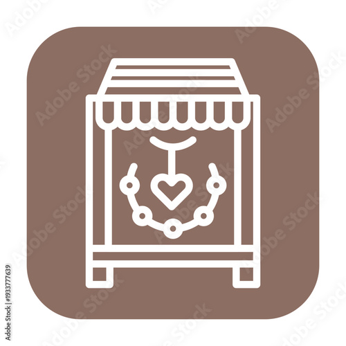 Jewelry Store Vector Icon