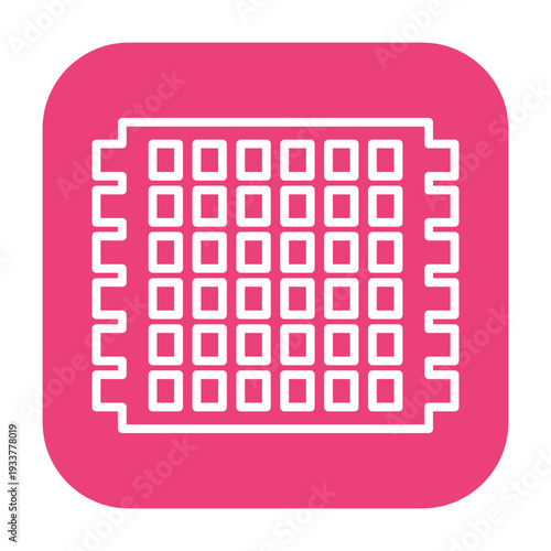 Foam Tiles Vector Icon