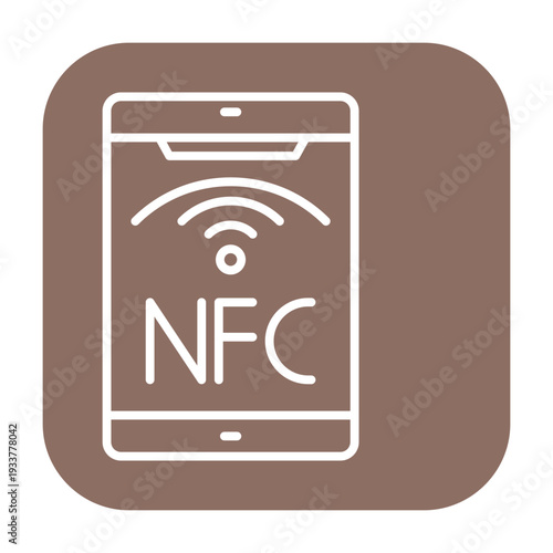 NFC Vector Icon