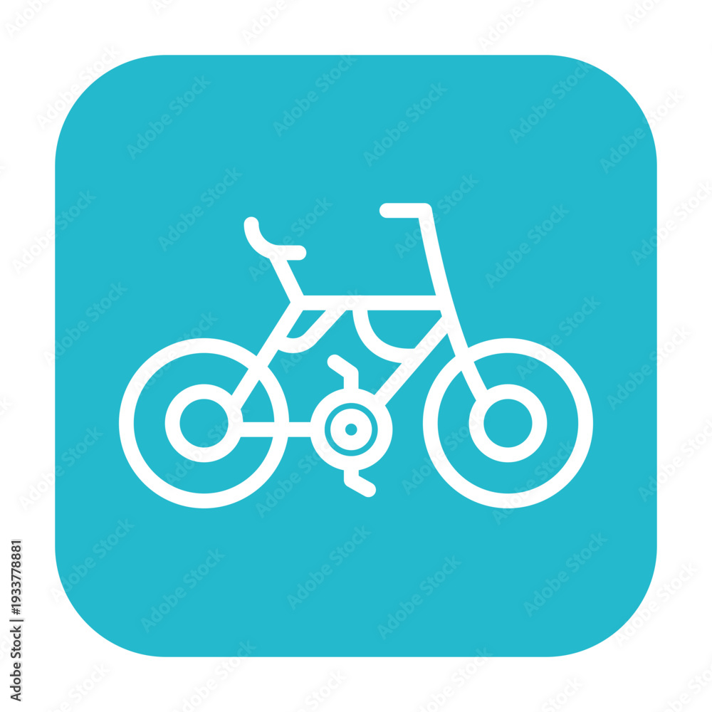 Fototapeta premium Bicycle Vector Icon