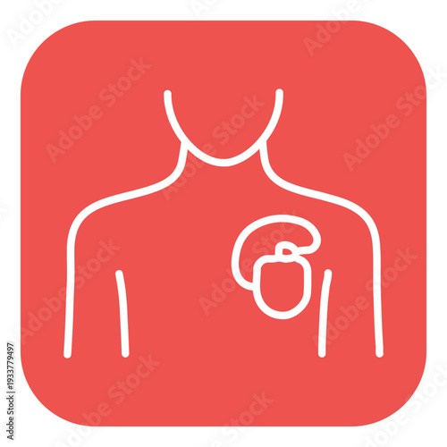 Pacemaker Implantation Vector Icon