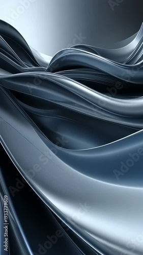 Dark blue wave abstract background