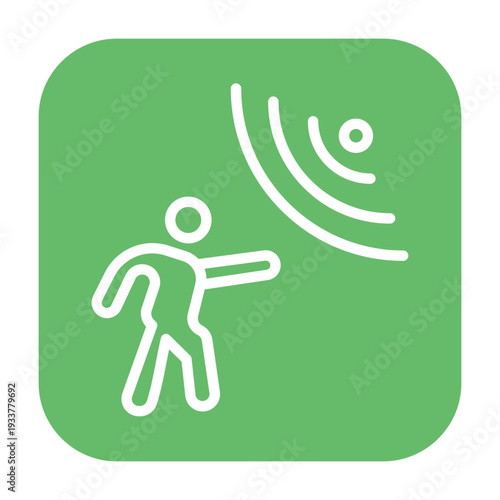 Motion Sensor Vector Icon