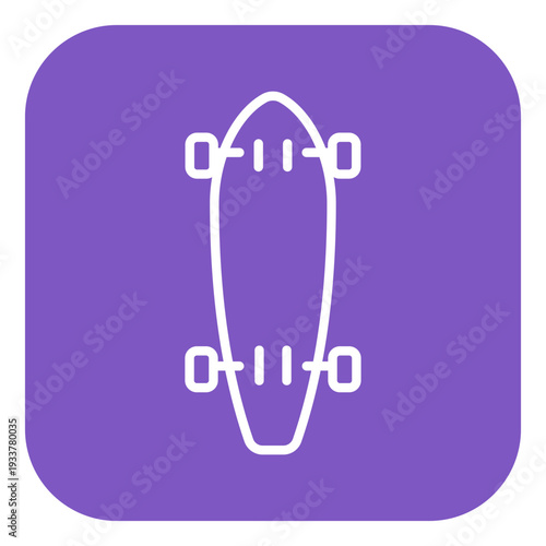 Longboard Vector Icon