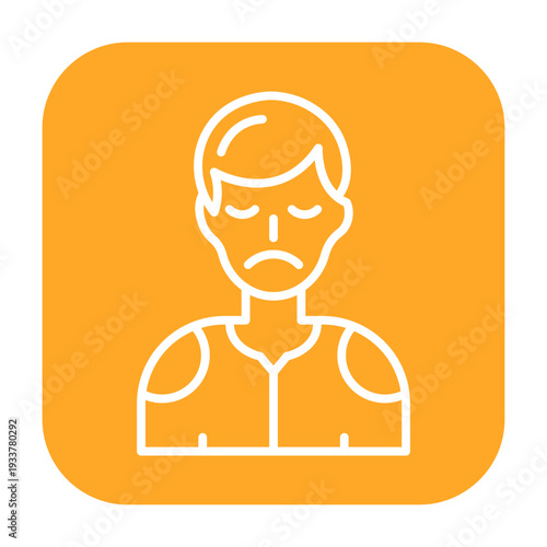 Loneliness Vector Icon