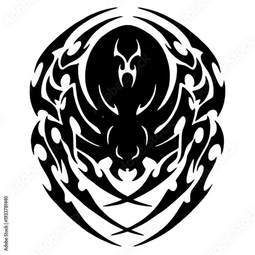 Tarantula design silhouette