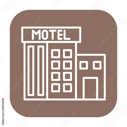 Motel Vector Icon