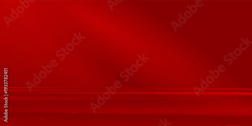 Wall interior background, studio  and backdrops show products. with leaf shadow from window color red and white tone. background for text insertion and presentation of product