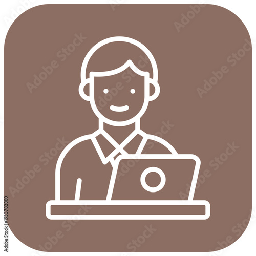 Office Worker Vector Icon