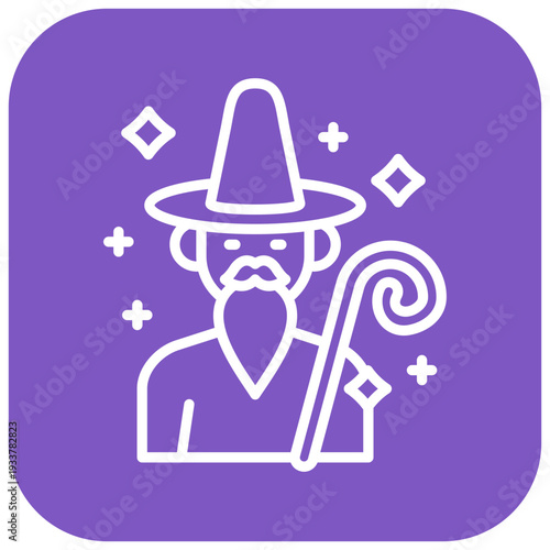 Wizard Vector Icon