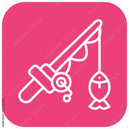 Fishing Rod Vector Icon