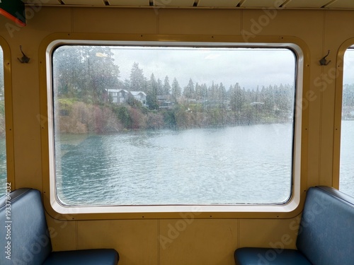 view from the window of a train