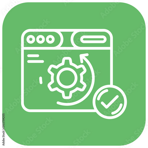 Automated Testing Vector Icon