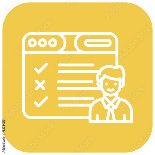 Manual Testing Vector Icon