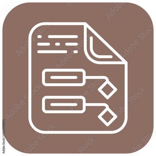 Test Scenario Vector Icon