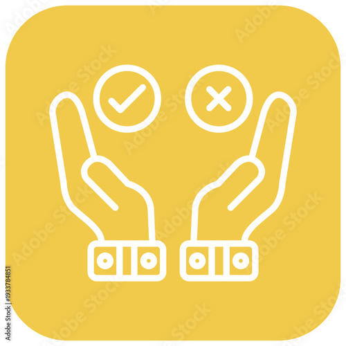 Decisiveness Vector Icon