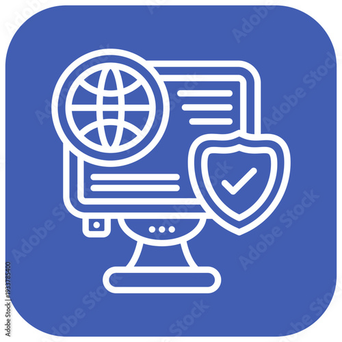 Network Reliability Vector Icon