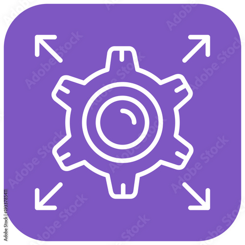 Network Scalability Vector Icon