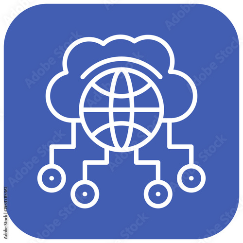 Network Congestion Vector Icon