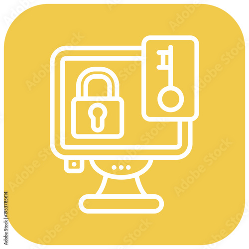 Network Authorization Vector Icon