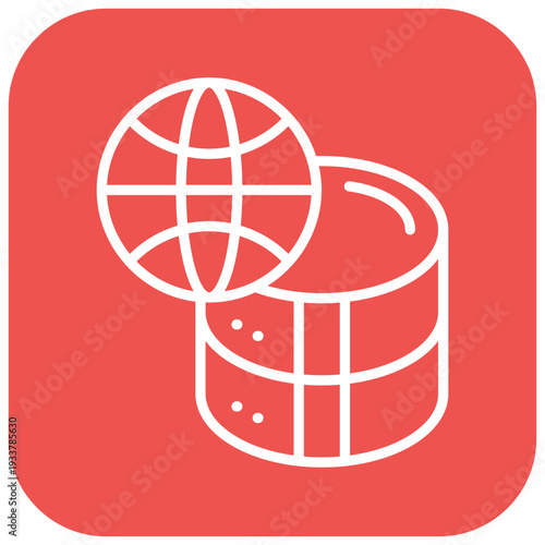 Network Data Storage Vector Icon