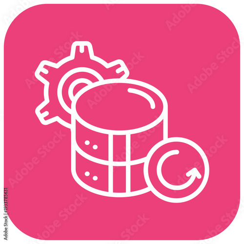 Network Data Recovery Vector Icon