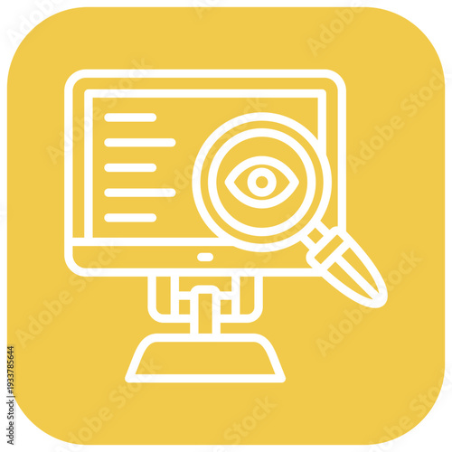 Monitoring Vector Icon
