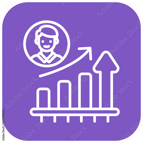 Market Leadership Vector Icon