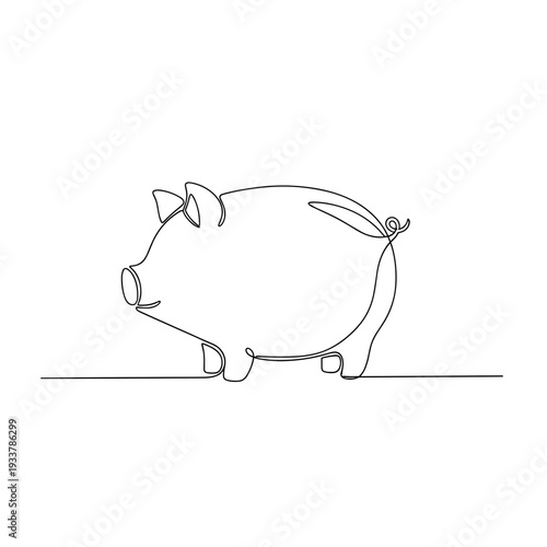 Cutting board in the shape of a piglet