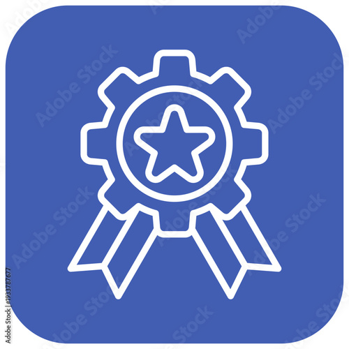 Tainted Badge Vector Icon