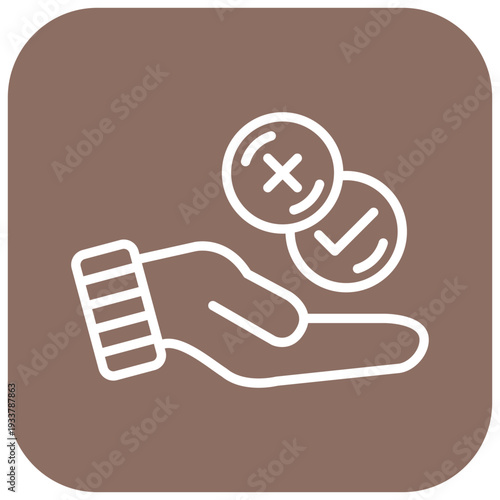 Deceitful Emblem Vector Icon