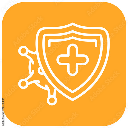 Immune System Shield Vector Icon