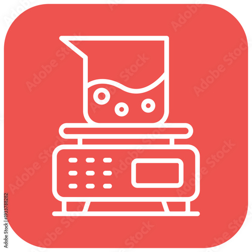 Analytical Balance Vector Icon