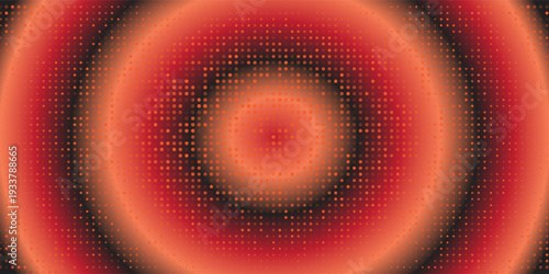 Abstract glittering geometric texture with orange and golden pixels. Fantasy fractal design. Digital art. 3D rendering.