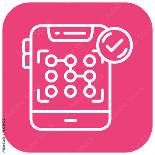 Pattern Recognition Vector Icon