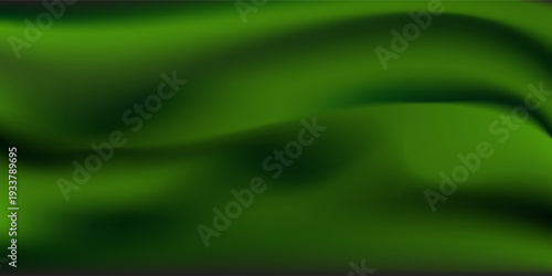 Dark emerald green precious background with soft delicate folds