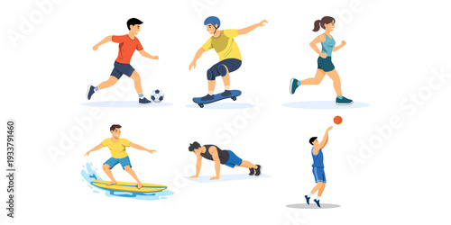 Sport Activity Illustration