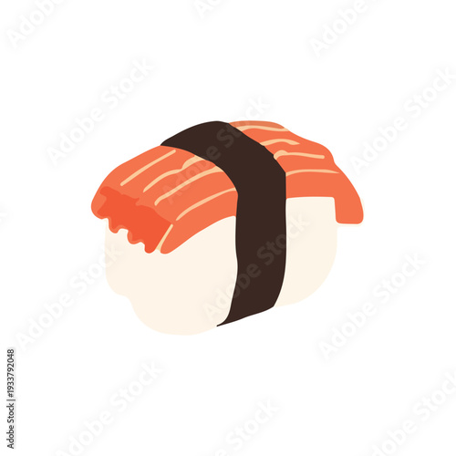 Cartoon Sushi bar food collection. vector illustration