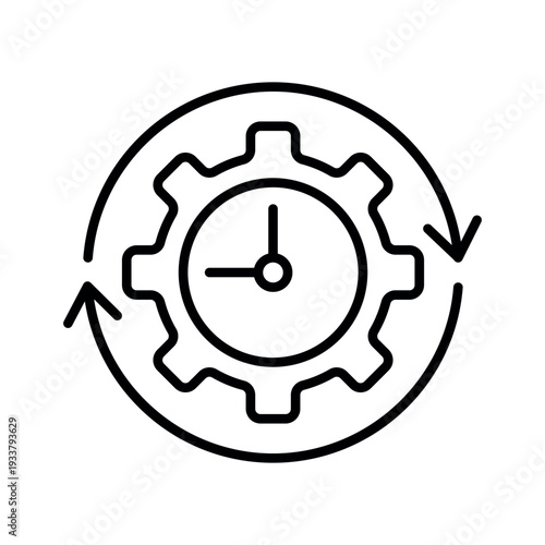 Continuous Learning Process Icon
