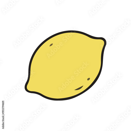 Simple Lemon Illustration