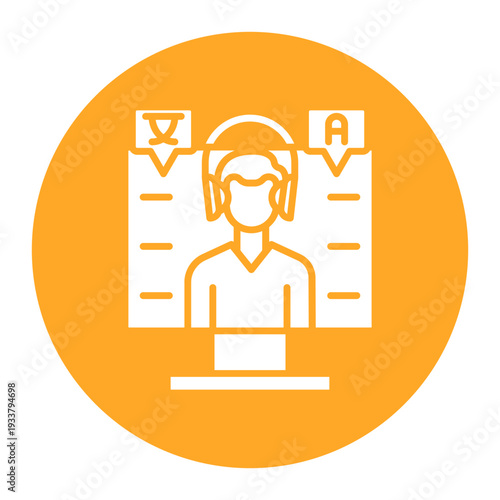 Online Language Teacher Icon